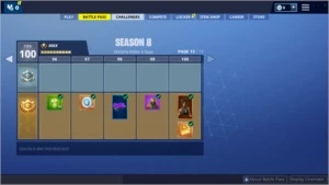 CONTA FORTNITE SEASON 8 COMPLETA/2