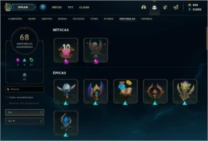 CONTA LEAGUE OF LEGENDS SUPER PROMO LOL