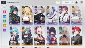 Chaos Zero Nightmare  Sereniel + Arma /Narja + Arma + outros