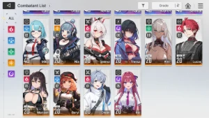 Chaos Zero Nightmare  Sereniel + Arma /Narja + Arma + outros