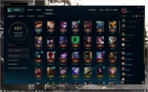 Conta Platina S6 - Full Champions - 74 Skins - 7 Pag Runas - League of Legends LOL