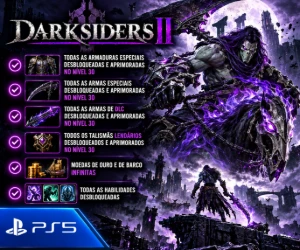 Darksiders 2 (PS5) - Armas, Armaduras, Talismans e mto mais! - Outros