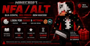 🎮 Minecraft NFA / ALT – Login por Cookie
