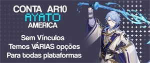 CONTA GENSHIN IMPACT COM AYATO AR 10 ⭐✨