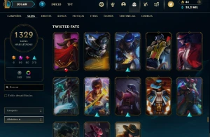 Conta Lol Com Mais De 1300 Skins (Inclui Pax TWISTED FATE) - League of Legends