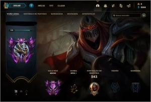conta mestre com 80 champions, 13 skins, e hextec sobrando - League of Legends LOL