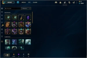 conta mestre com 80 champions, 13 skins, e hextec sobrando - League of Legends LOL