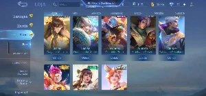 Conta Insana Com Top Br Alpha Legend - Mobile Legends