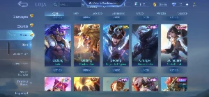 Conta Insana Com Top Br Alpha Legend - Mobile Legends