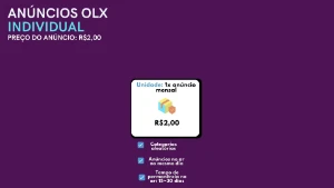 Anúncios no Olx - Qualquer categoria (individual) - Outros