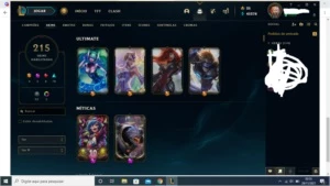 conta d4 215 skins q daqui a 6 dias ira cair 5 k de rp - League of Legends LOL