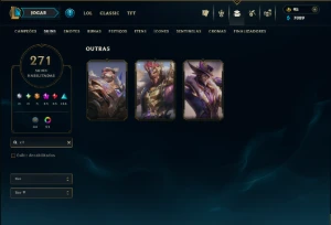 Ouro 3 com TODOS os Champs e 271 ( JG / TOP / MID ) - League of Legends LOL