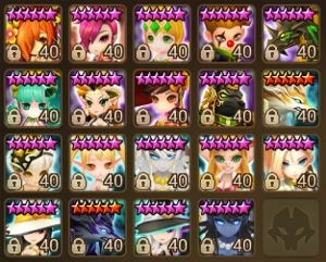 Acc Early-Mid +200 misticos e bons NAT5 - Summoners War