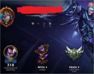 Vendo acc no lol (LVL;88 / ELO:P5 / SKINS :MTS / Champs:101) - League of Legends