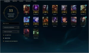 Conta League of Legends LOL