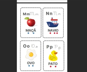 Cards do alfabeto em PDF - eBooks