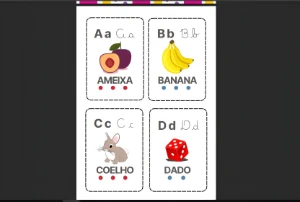Cards do alfabeto em PDF - eBooks