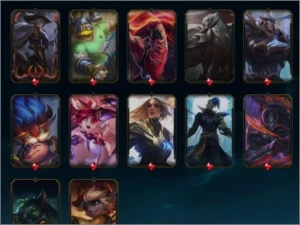 CONTA COM SKIN PRESTIGIO AATROX E HEXTEC ALISTAR - League of Legends LOL