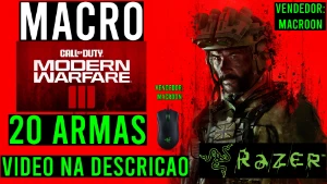 Macro Cod Modern Warfare 3 - Mouses RAZER (Vitalicio) - Call of Duty