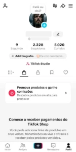 Conta Tiktok Shop Ativo + Live | +2.200 Seguidores + E-Mail - Redes Sociais