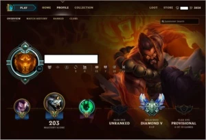 Conta Diamond 5. - League of Legends LOL