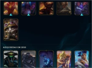 Conta Diamante 4 105 skins 94 campeões LoL + WILD RIFT - League of Legends