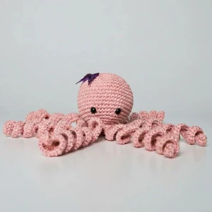 Polvo Newborn Organza Amigurumi - Artesanato e Personalizados