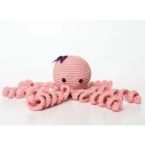 Polvo Newborn Organza Amigurumi - Artesanato e Personalizados