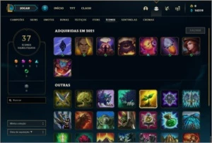 Conta prata 2 com 21 champs e 1 skin - League of Legends LOL