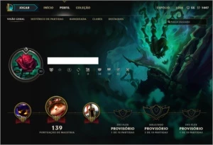 League of Legends - Cont + 37 Campeões e 12 Skins+ LOL