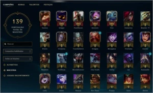 League of Legends - Cont + 37 Campeões e 12 Skins+ LOL