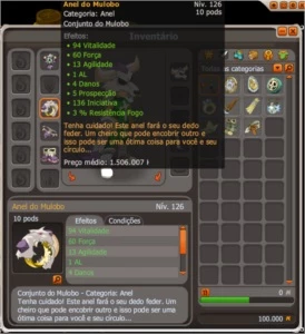 Dofus: venda Conjunto do MULOBO FULL STR - Helioboros!!!