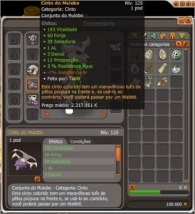 Dofus: venda Conjunto do MULOBO FULL STR - Helioboros!!!