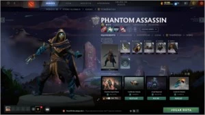 Conta Steam Dota 2 vários sets exclusivos