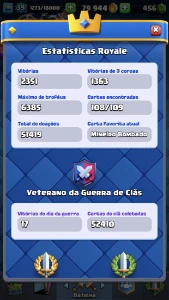 Conta clash Royale Com trofeus de 7 anos - SUPER BARATA!!