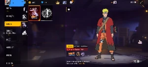 Conta básica com Calça angelical e roupas da parceria do nar - Free Fire