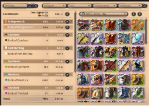 Conta NA 1.7Bn + Coletas t7 e t8 + 100M Prata - Albion Online