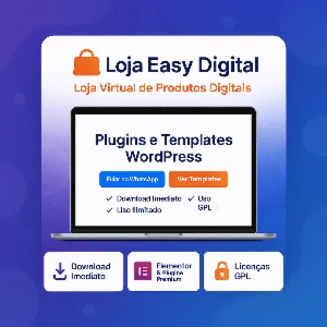 Loja Easy Digital – Modelo WordPress para Venda de Produtos
