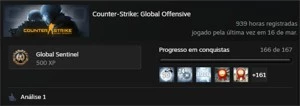 CONTA GC LVL 19 MAIS ALGUNS JOGOS!! - Counter Strike CS