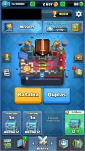 CONTA DE CLASH ROYALE LIGA 1 NV 12