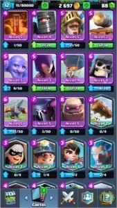 CONTA DE CLASH ROYALE LIGA 1 NV 12