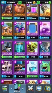 CONTA DE CLASH ROYALE LIGA 1 NV 12