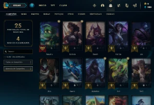 Conta Diamante 4 | 61% Win - Lol (League Of Legends) Elomoon