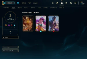 Conta Diamante 4 | 61% Win - Lol (League Of Legends) Elomoon