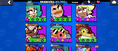 Contas Bralw stars FULL ACESSO Troféu + Skins - Brawl Stars