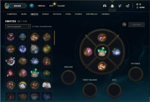 Conta Mestre com 35 Champs e 2 Skins + 7 Fragmentos - League of Legends LOL