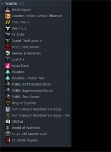 Conta Steam com alguns jogos