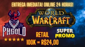 Gold WoW Retail|Todos os Servidores | Entrega Imediata!