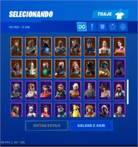 CONTA FORTNITE - SEASON 3 EM DIANTE + SALVE O MUNDO
