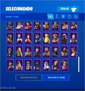 CONTA FORTNITE - SEASON 3 EM DIANTE + SALVE O MUNDO